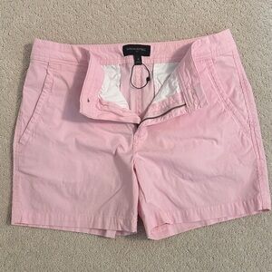 Banana Republic Light Pink Cotton Chino Bermuda Shorts